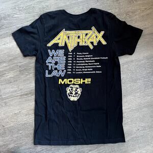 Anthrax We Are The Law Tour T Shirt Thrash Metal - Unisex XS/S